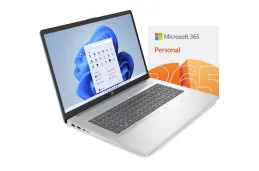 Laptop HP 17-cn3102ds / A59W0UA / Office / Intel N200 / 8GB / 128GB USF / Intel UHD / HD+ / Win 11 / Niebiesko-Srebrny