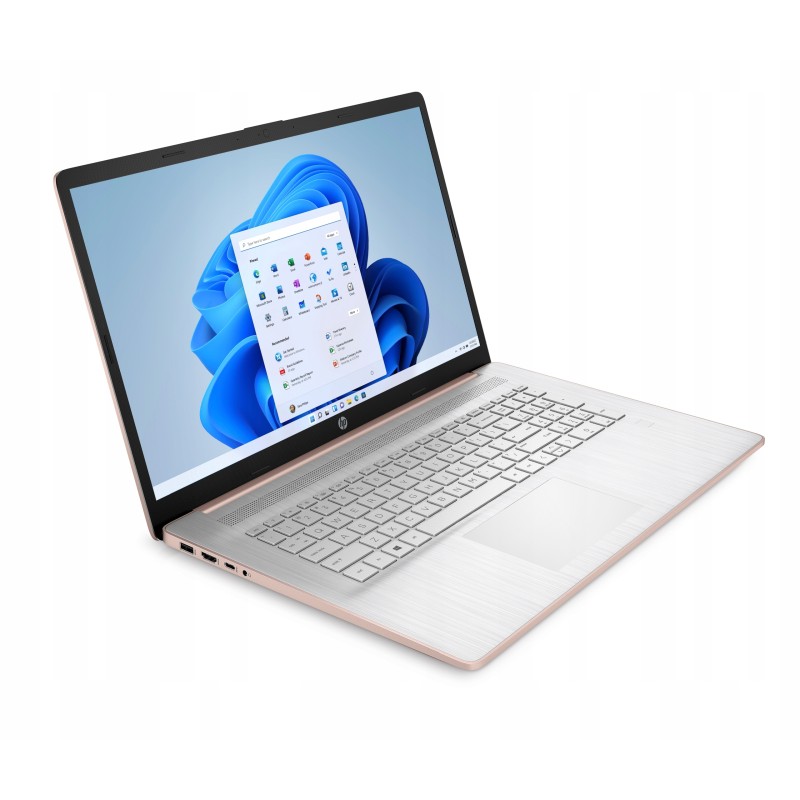 Laptop HP 17-cn0008cy / 3Y4P0UA / Intel Core i3 / 8GB / SSD 512GB / Intel UHD / HD+ / Dotyk / Win 11 / Różowy