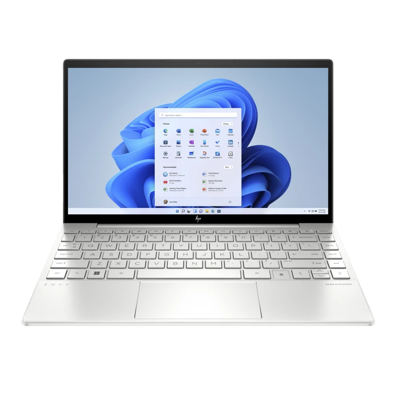 Laptop HP ENVY 13-ba0002na / 133S6EA / Intel Core i5 / 8GB / SSD 512GB / Intel UHD / FullHD / Dotyk / Win 11 / Srebrny