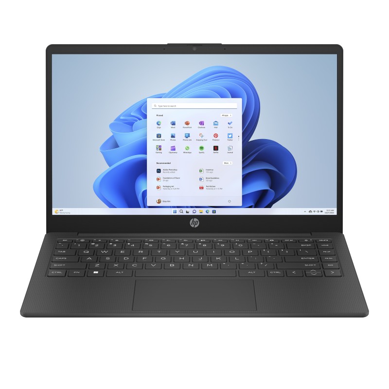 Laptop HP 14-EP0008 / 97Y63UA / Intel N100 / 8GB / SSD 256GB / Intel UHD / FullHD / Win 11 / Czarny
