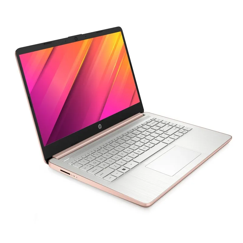 Laptop edukacyjny HP 14-dq0762dx / 9R8G4UA / Intel N4120 / 4GB / 128GB eMMC / HD / Win 11 / Różowy