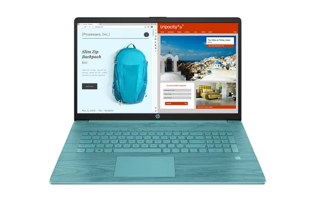 Laptop HP 17-CN3105 / A59W3UA / Intel N200 / 8GB / 128GB USF / Intel UHD / HD+ / Win 11 / Zielony