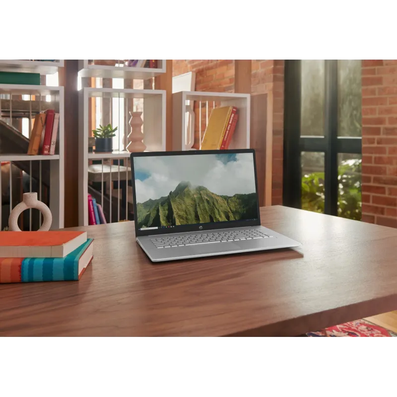 Laptop HP 17-cp3055cl / 9X495UA / AMD Ryzen 5 / 32GB / SSD 1TB / Radeon / HD+ / Dotyk / Win 11 Pro / Srebrny