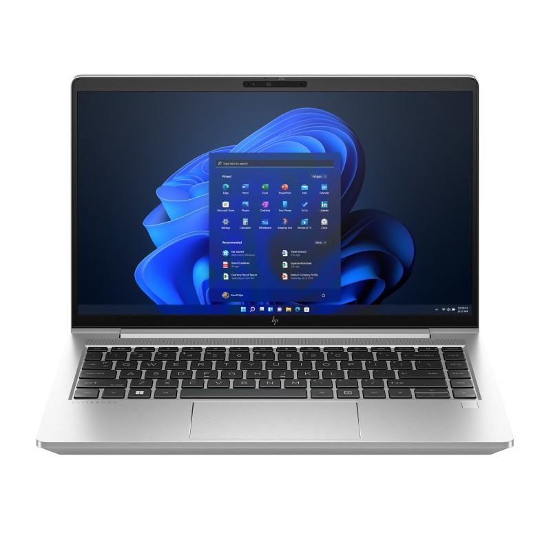 Biznesowy Laptop HP EliteBook 645 G11 / AQ8X0EC / Ryzen5 PRO 7535U / 64GB / SSD 2TB / Radeon /  WUXGA / Win 11 Pro / Srebrny