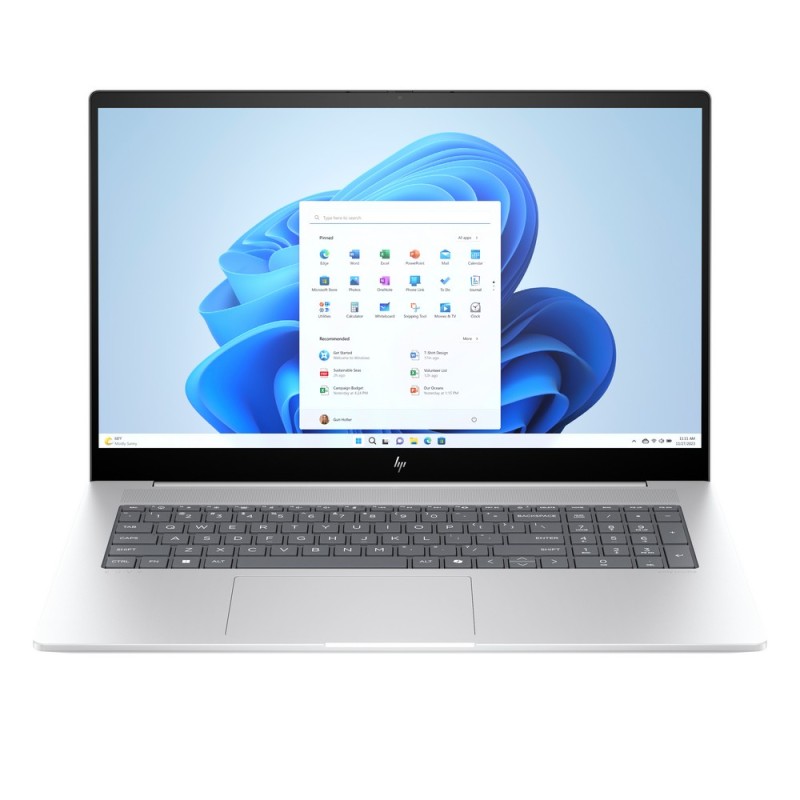Laptop HP Envy 17-da0001na / A18XDEA / Intel Ultra 7 / 64GB / SSD 2TB / RTX 3050 / FHD / DOTYK / Win 11 / Srebrny