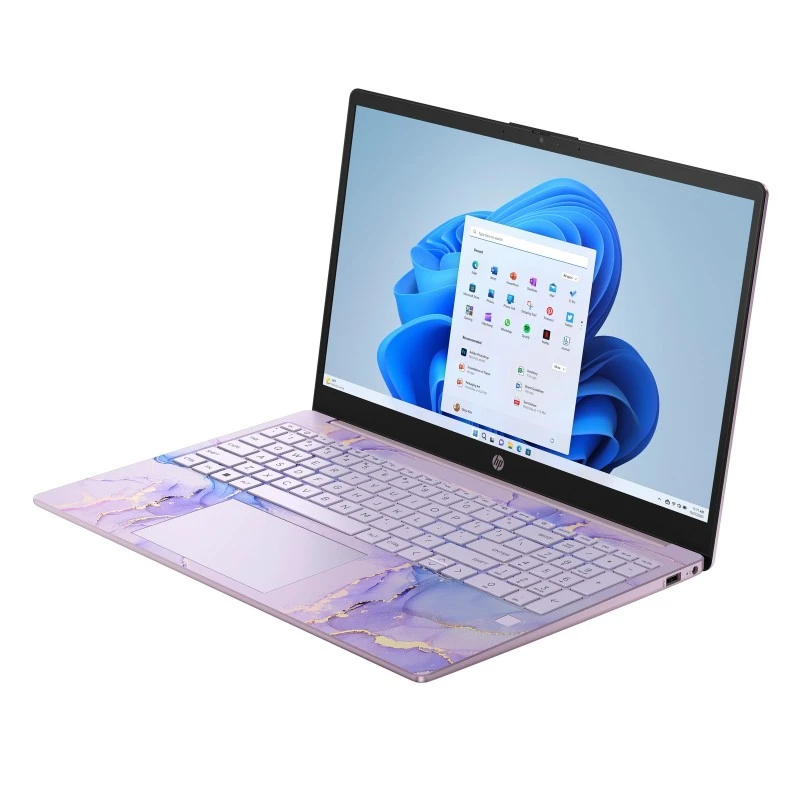 Laptop HP 15-FD0754 / 9A0U2UA / Intel i3-N305 / 8GB / 512GB / Intel UHD / HD / Win 11 / Dotyk / Fioletowy