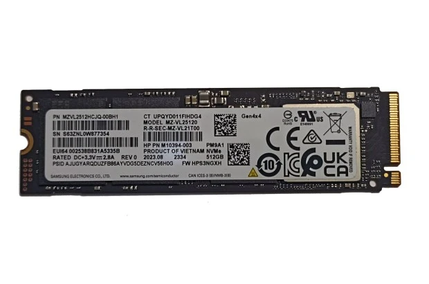 Dysk SSD M.2 Samsung PM9A1 512GB NVMe Gen4x4