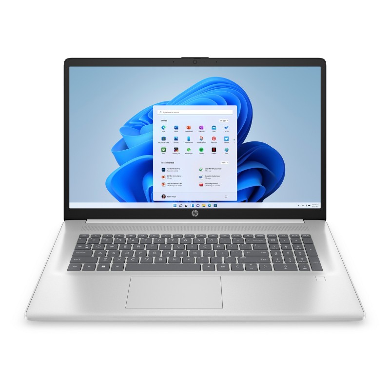 Laptop HP 17-CN3121 / A57E5UA / Intel N200 / 16GB / 512GB / Intel UHD / HD+ / Win 11 / Biały