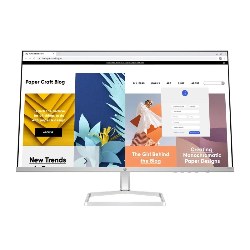 Monitor HP Series 5 527sw 94F46AA 27" FHD 1500:1 Biały