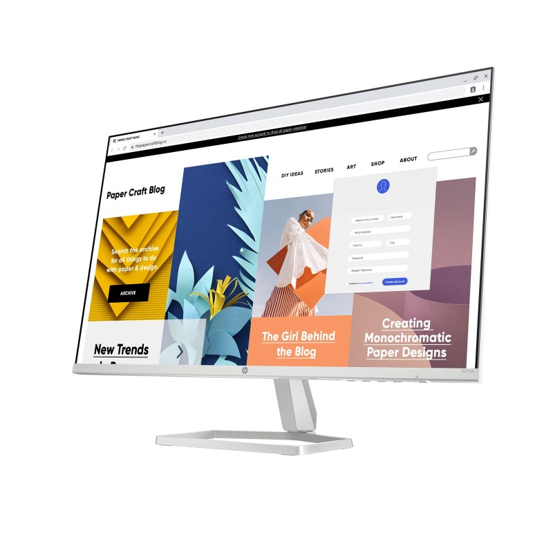 Monitor HP Series 5 527sw 94F46AA 27" FHD 1500:1 Biały