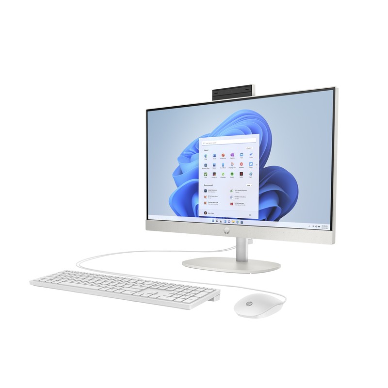 Komputer All in One HP 24-cr0110ng / A3HE5EA / Ryzen 3 / 8GB / SSD 512GB / AMD Radeon / FullHD / FreeDOS / Biały