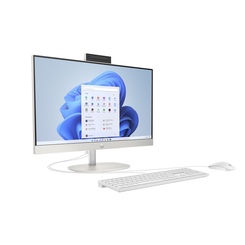 Komputer All in One HP 24-cr0110ng / A3HE5EA / Ryzen 3 / 8GB / SSD 512GB / AMD Radeon / FullHD / FreeDOS / Biały