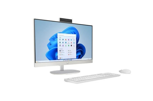Komputer All in One HP 24-cr0061nf / 9S1N2EA / Ryzen 7 / 16GB / SSD 1TB / AMD Radeon / FullHD / Win 11 / Biały