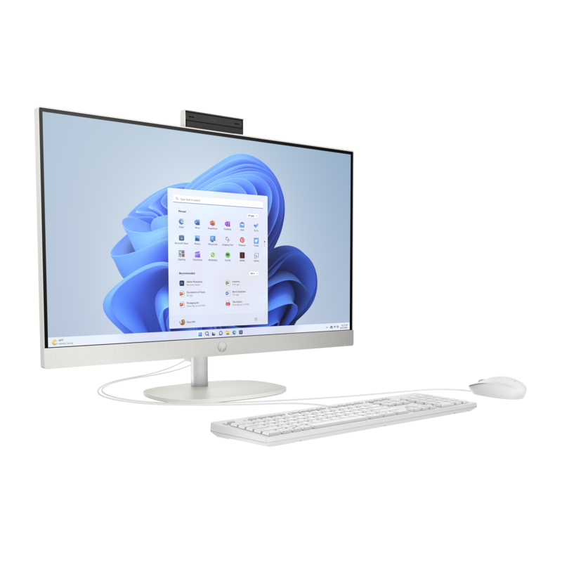 Komputer All in One HP 27-cr0002nq / A13YQEA / Intel i7-13 / 16GB / SSD 1TB / Intel Xe / FullHD / Win 11 / Biały