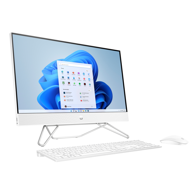 Komputer All in One HP 24-cb1025nh / 6V339EA / Intel i5-12 / 16GB / SSD 512GB / Intel Xe / FullHD / Win 11 Pro / Biały
