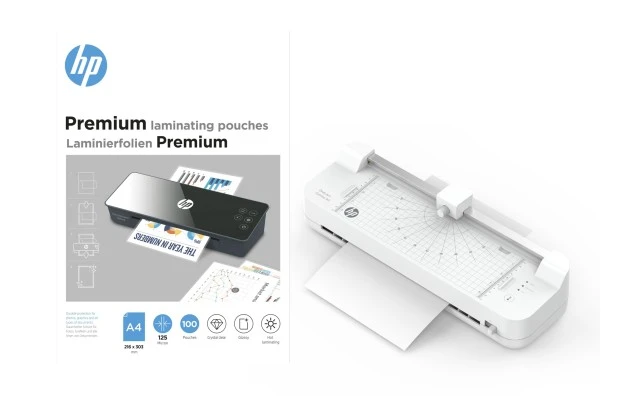 Laminator HP OneLam Combo A3 + HP Premium Folie laminacyjne A4 125 µm