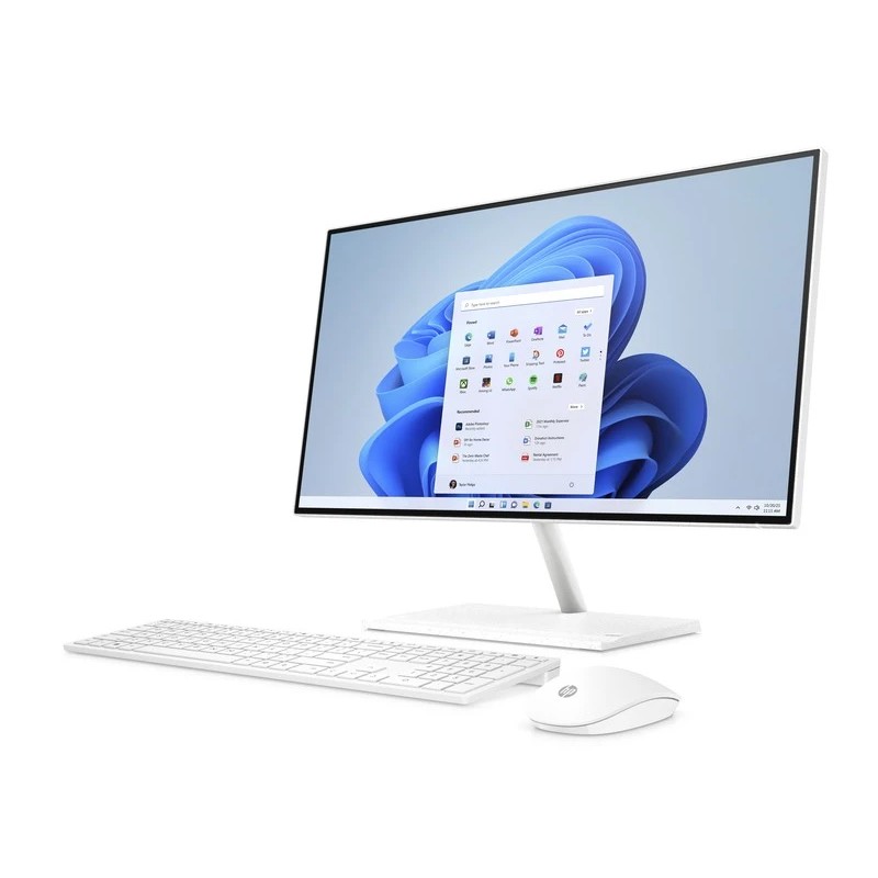 Komputer All in One HP 24-ck0000nf / 6M3X2EA / Intel Core i5-12 / 16GB / SSD 1TB / Intel UHD / FullHD / Win 11 Pro / Biały