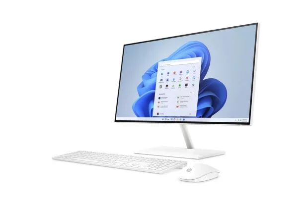 Komputer All in One HP 24-ck0000nf / 6M3X2EA / Intel Core i5-12 / 16GB / SSD 1TB / Intel UHD / FullHD / Win 11 Pro / Biały