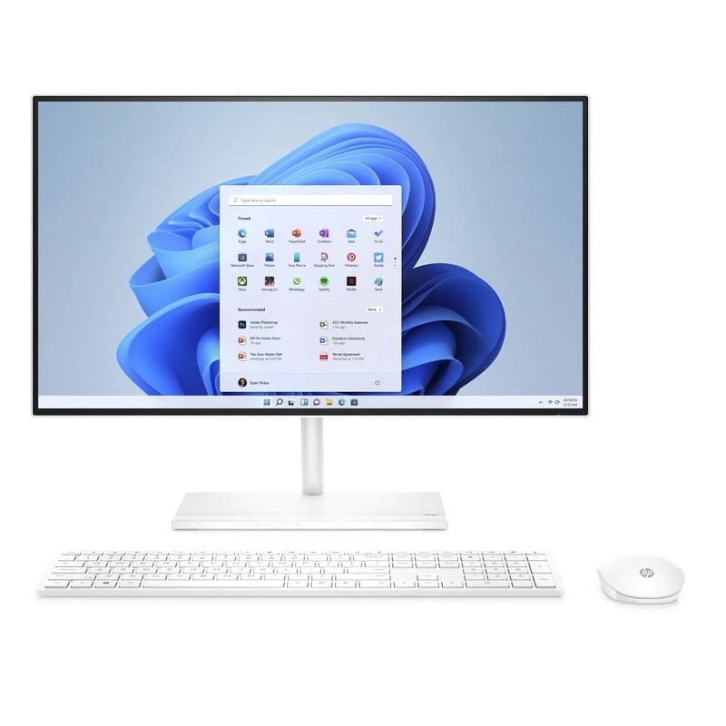 Komputer All in One HP 24-ck0000nf / 6M3X2EA / Intel Core i5-12 / 16GB / SSD 1TB / Intel UHD / FullHD / Win 11 Pro / Biały