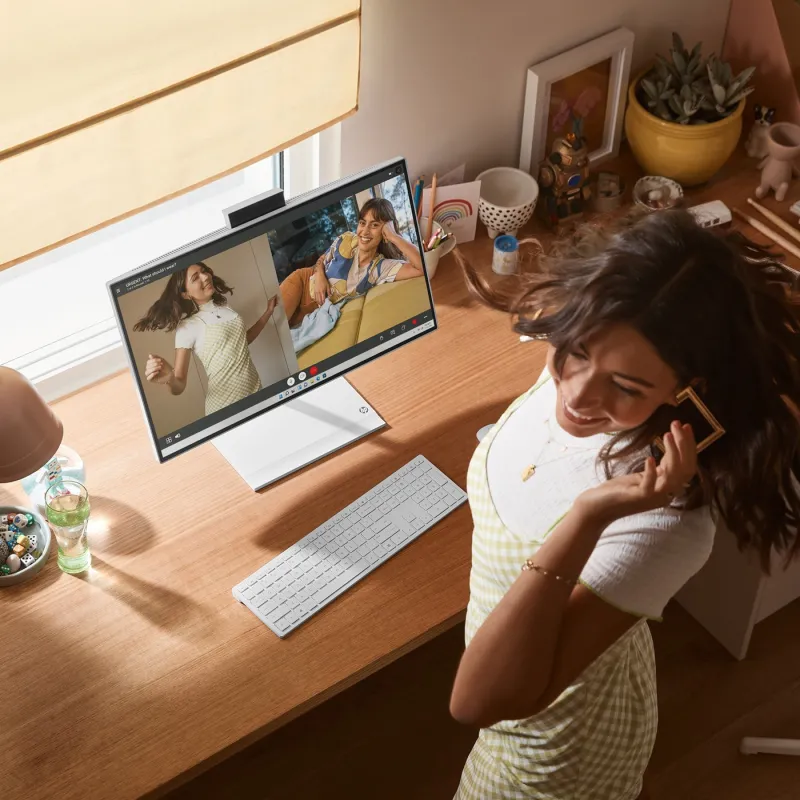 Komputer All in One HP 24-ck0000nf / 6M3X2EA / Intel Core i5-12 / 16GB / SSD 1TB / Intel UHD / FullHD / Win 11 Pro / Biały