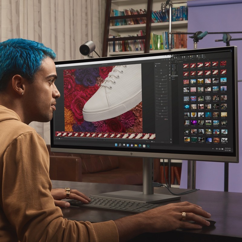 All in One HP ENVY 34-c1700ng / 6B683EA / Intel i7-12 / 32GB / SSD 1TB + SSD 512B / RTX 3060 MQ / WUHD / Win 11 Pro / Szary