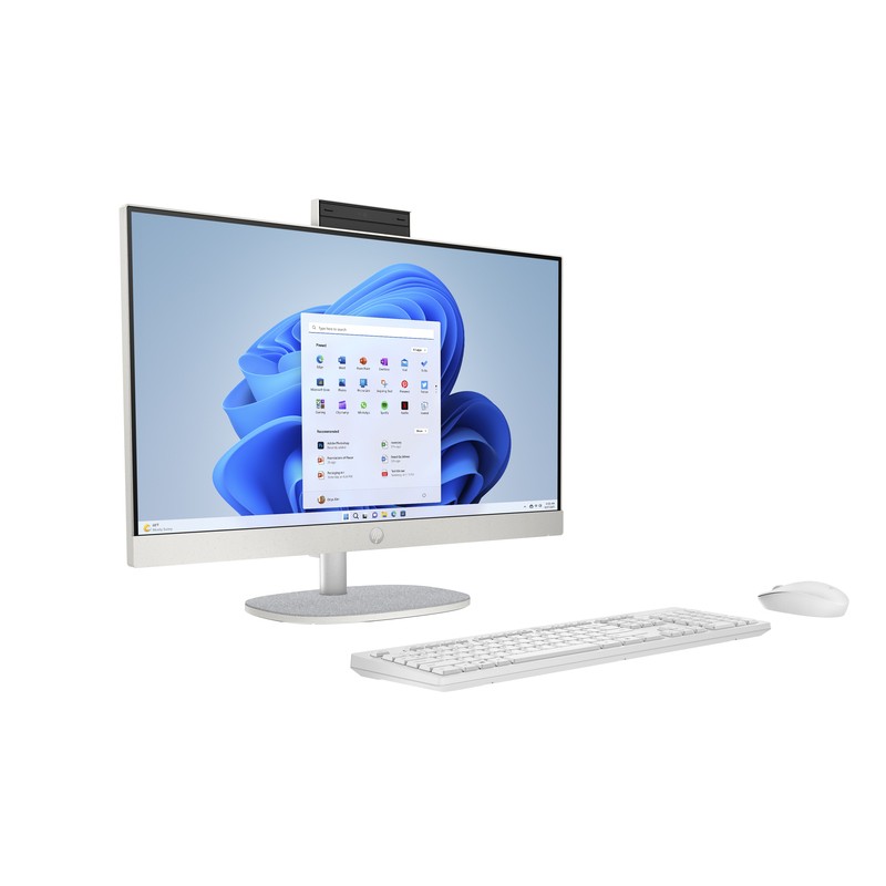 Komputer All in One 24-cr0054nf / 9S1N1EA / Intel N100 / 8GB / SSD 512 GB / Intel UHD / FullHD / Win 11 Pro / Biały