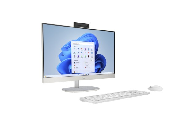 Komputer All in One 24-cr0054nf / 9S1N1EA / Intel N100 / 8GB / SSD 512 GB / Intel UHD / FullHD / Win 11 Pro / Biały
