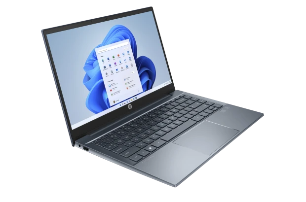 Laptop HP Pavilion 14-ec0001ur / 5D5B9EAR / AMD Ryzen 7 / 16GB / 512GB SSD / AMD Radeon / FullHD / Win 11 / Niebieski