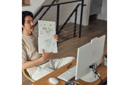 Komputer All in One 24-cr0027nf / 9Z2Y3EA / AMD Ryzen 5 / 16GB / SSD 512 GB / Radeon / FullHD / Win 11 Pro / Biały