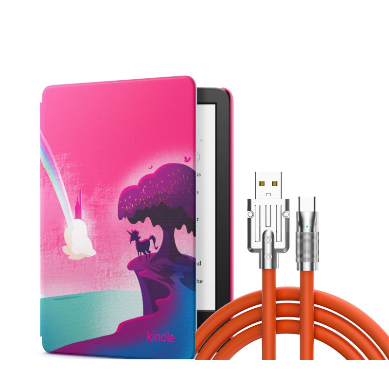 Zestaw Czytnik e-book Amazon Kindle 11 Kids jednorożec + Kabel USB