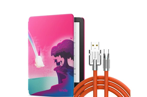 Zestaw Czytnik e-book Amazon Kindle 11 Kids jednorożec + Kabel USB