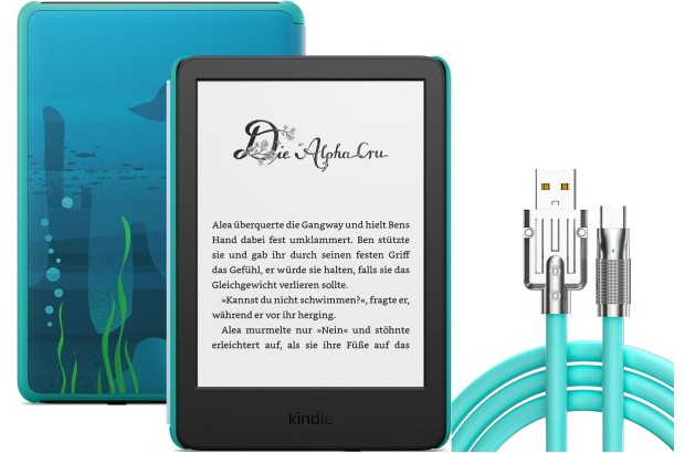 Zestaw Czytnik e-book Amazon Kindle 11 Kids batyskaf + Kabel USB
