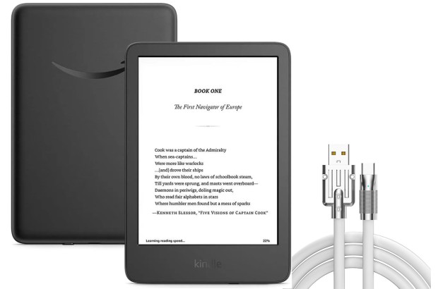 Zestaw Czytnik Amazon Kindle 11 (2024) 16GB 6" czarny + Kabel USB