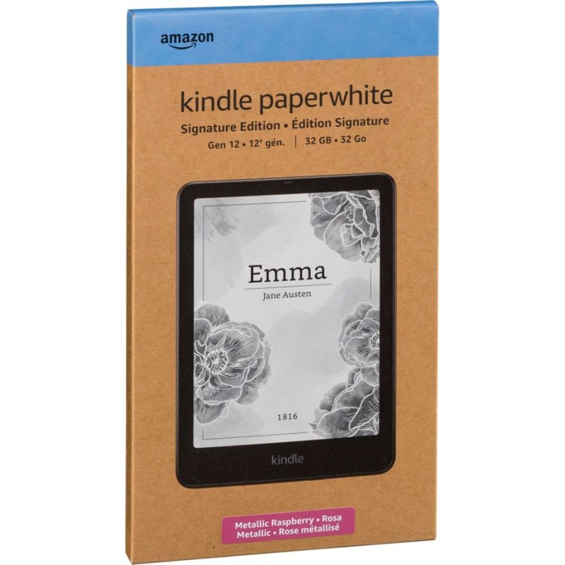Zestaw Czytnik e-book Amazon Kindle Paperwhite Signature 32GB Różowy + Kabel USB