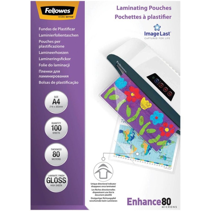 Folie laminacyjne Fellowes ImageLast  A4 80 µm 100szt
