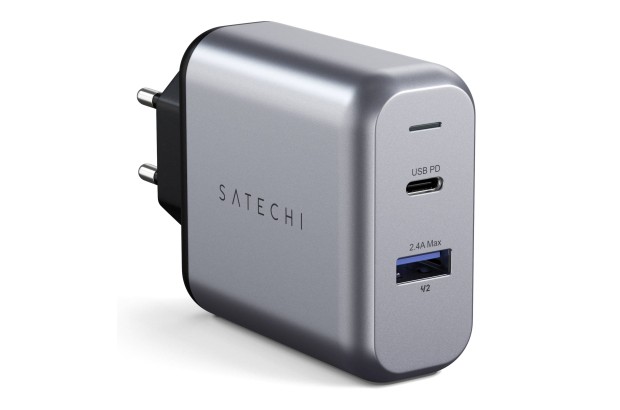 Podwójna ładowarka sieciowa Satechi 30W do telefonów tabletów USB-A USB-C