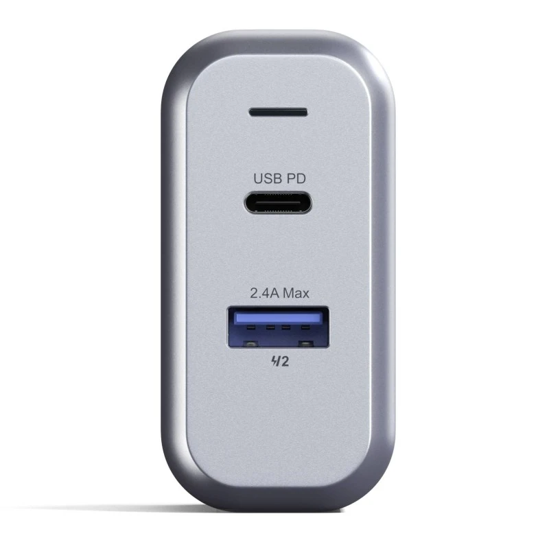 Podwójna ładowarka sieciowa Satechi 30W do telefonów tabletów USB-A USB-C