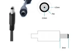 Zasilacz DELL 65W 19,5V 3,34A 4,5x3,0mm + PIN (MGJN9)