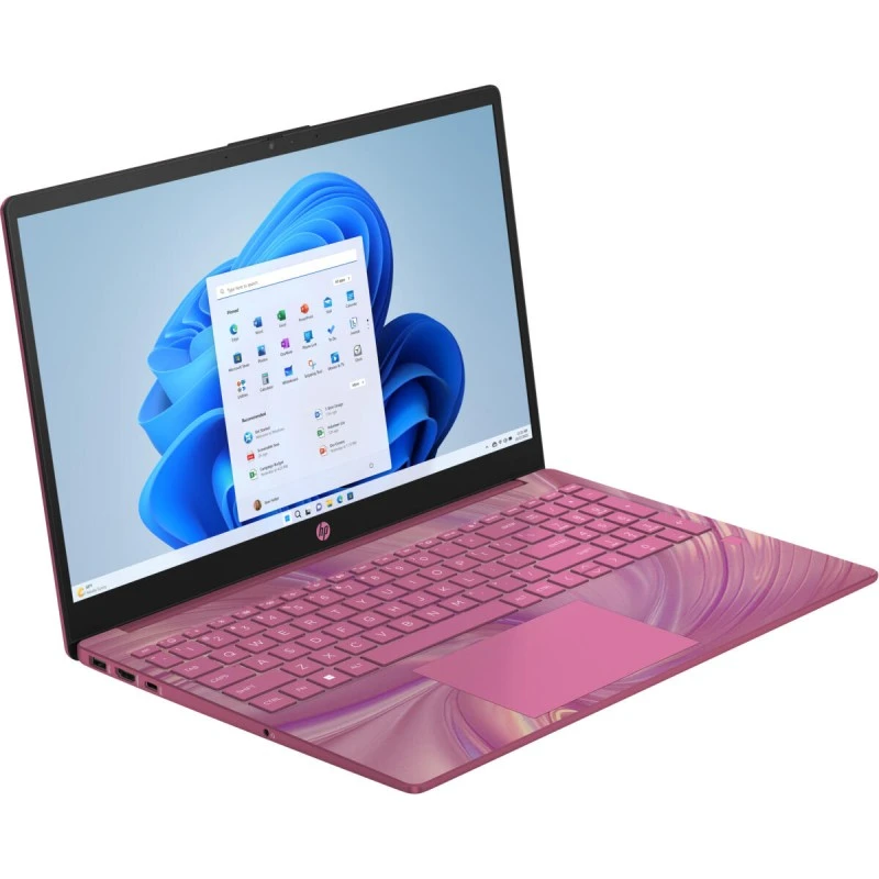 Laptop HP 15-fc0704ds / AA2X8UA / AMD Ryzen 5 / 32GB / SSD 1TB / Radeon / HD / Dotyk / Win 11 Pro / Czerwony