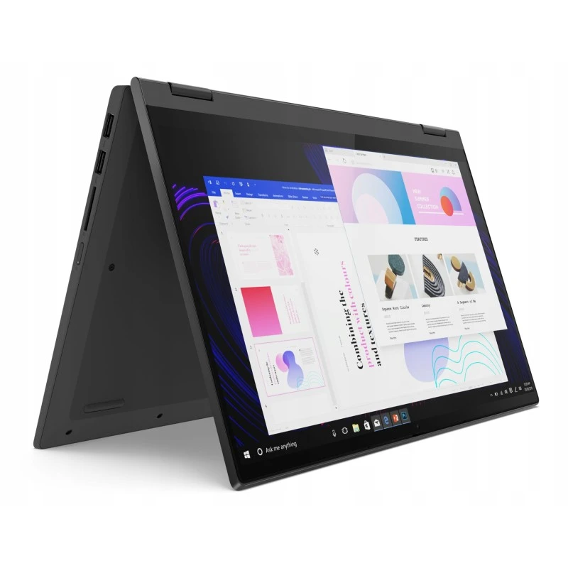 Laptop Lenovo IdeaPad Flex 5 14ALC05 / 82HU00KCUS / AMD Ryzen 3 / 8GB / SSD 256GB / AMD Radeon / FullHD / Dotyk / Win 11 / Szary