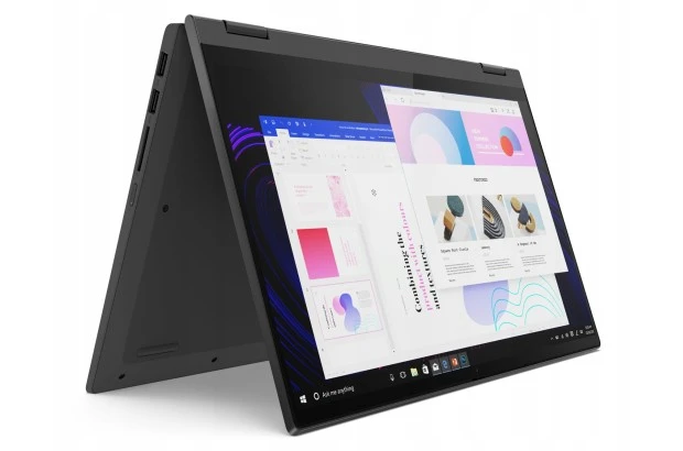 Laptop Lenovo IdeaPad Flex 5 14ALC05 / 82HU00KCUS / AMD Ryzen 3 / 8GB / SSD 256GB / AMD Radeon / FullHD / Dotyk / Win 11 / Szary