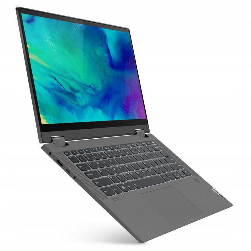 Laptop Lenovo IdeaPad Flex 5 14ALC05 / 82HU00KCUS / AMD Ryzen 3 / 8GB / SSD 256GB / AMD Radeon / FullHD / Dotyk / Win 11 / Szary