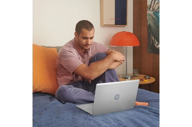 Laptop HP 17-cp3055cl / 9X495UA / AMD Ryzen 5 / 16GB / SSD 1TB / Radeon / HD+ / Dotyk / Win 11 Pro / Srebrny