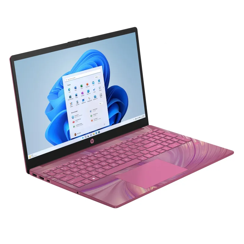 Laptop HP 15-FD0239 / A4DP0UA / Intel N200 / 16GB / SSD 1TB / Intel UHD / HD / Win 11 Pro / Czerwony