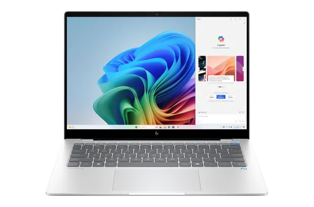 Laptop HP OmniBook X Copilot+ 14-FE1000 / BD3Y8U8 / Snapdragon X1E-78-100 / 16GB / SSD 512GB / 2,2k / Dotyk / Win 11 / Srebrny