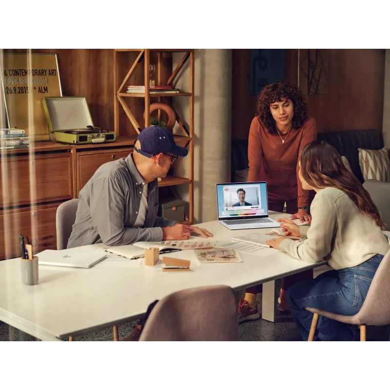 Laptop HP OmniBook X Copilot+ 14-FE1000 / BD3Y8U8 / Snapdragon X1E-78-100 / 16GB / SSD 512GB / 2,2k / Dotyk / Win 11 / Srebrny