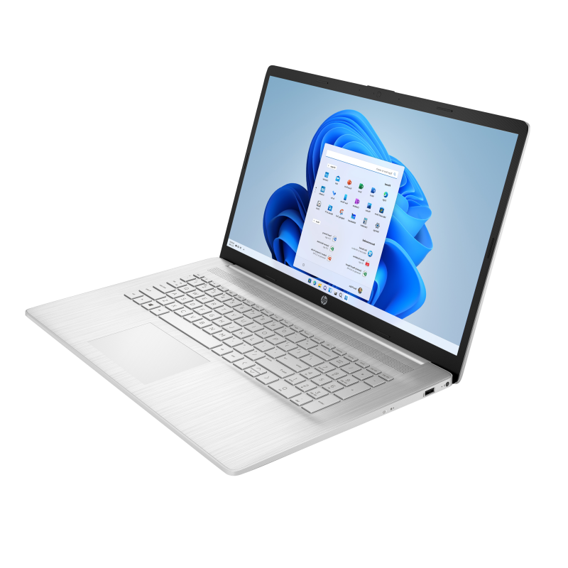 Laptop HP 17-cn0058cl / 3C9N9UA / Intel Core i5 / 8GB / SSD 256GB / Intel Xe / FullHD / Win 11 / Srebrny