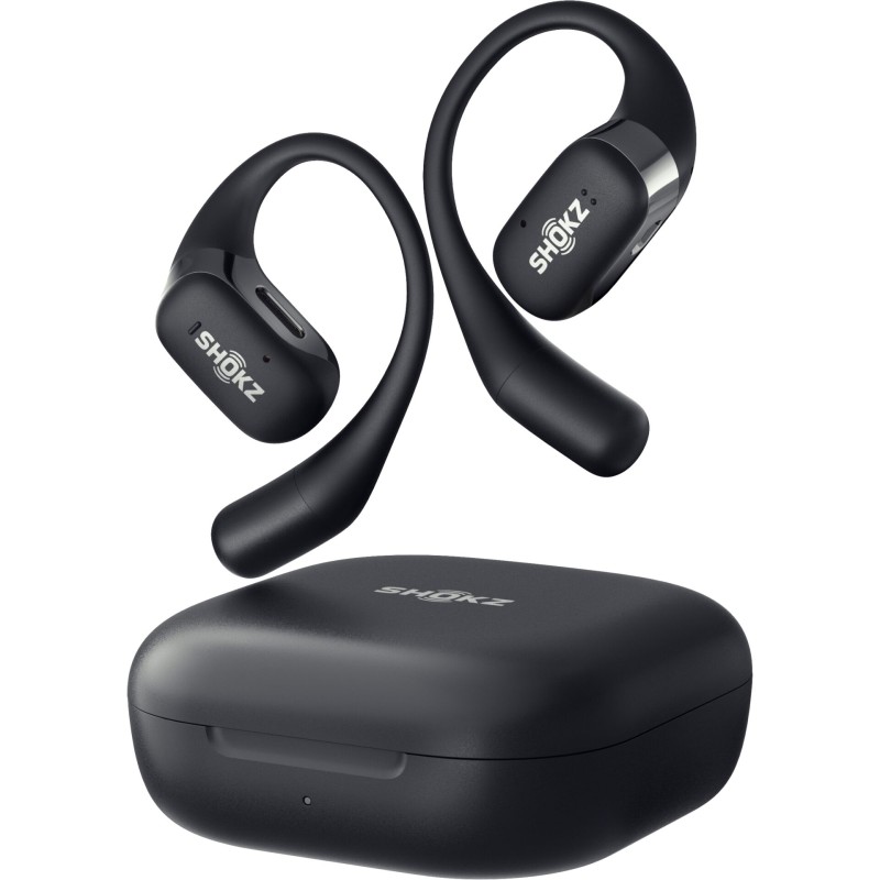 Słuchawki bezprzewodowe przewodnictwo powietrzne Shokz OpenFit czarne Black