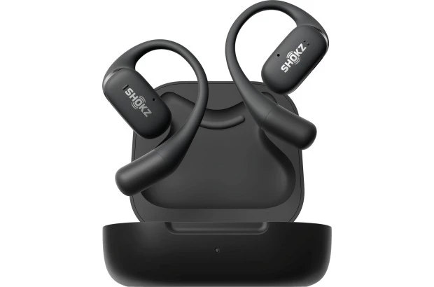Słuchawki bezprzewodowe przewodnictwo powietrzne Shokz OpenFit czarne Black