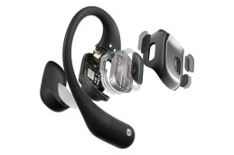 Słuchawki bezprzewodowe przewodnictwo powietrzne Shokz OpenFit czarne Black